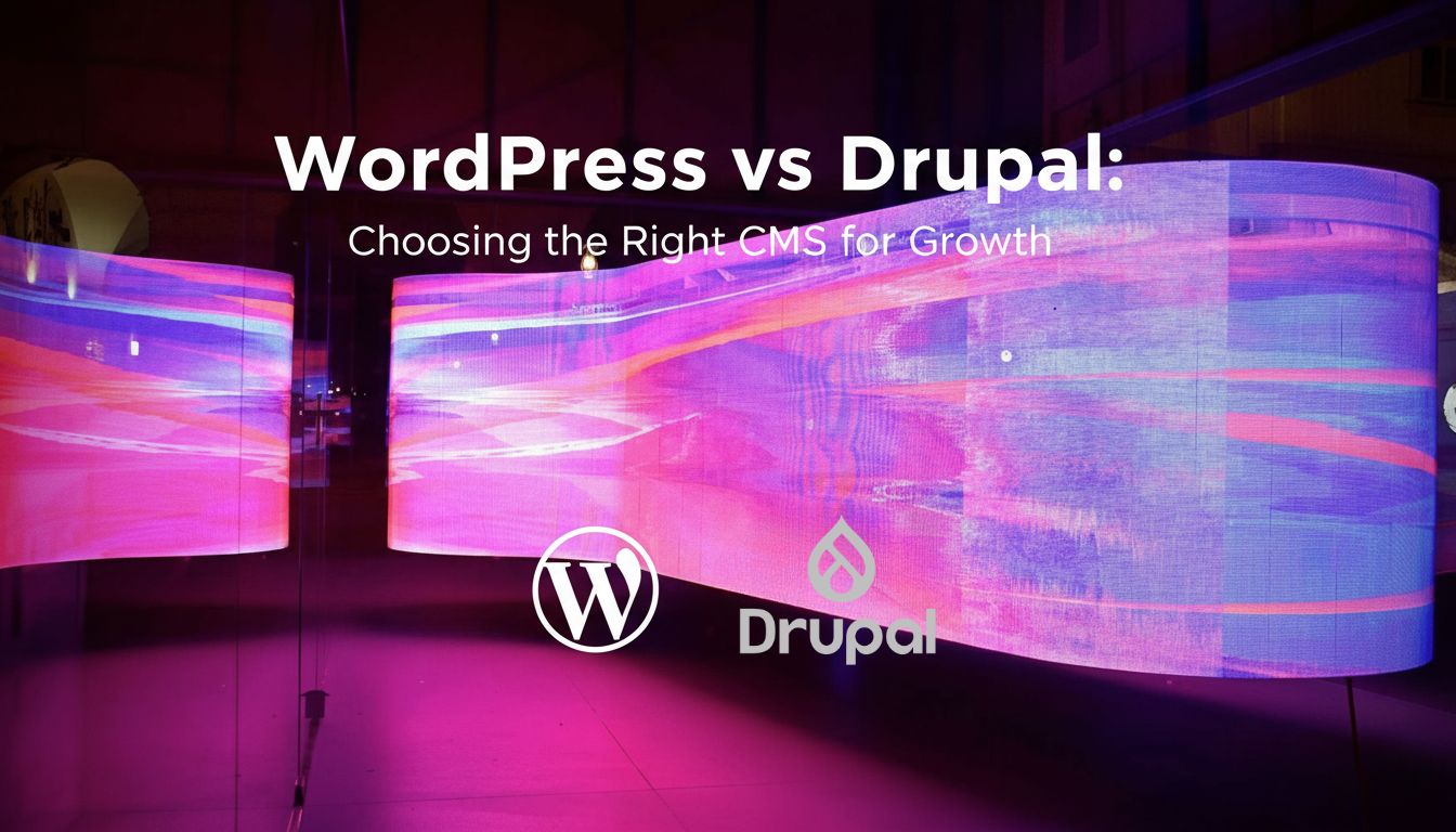 WordPress and Drupal CMS comparison for growing organisations